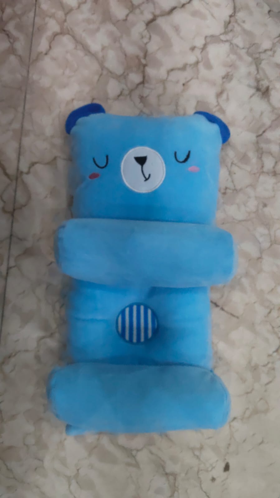 Baby Pillow with Head & Neck Support -Soft Cotton Infant Sleeping Pillow for Flat Head Protection