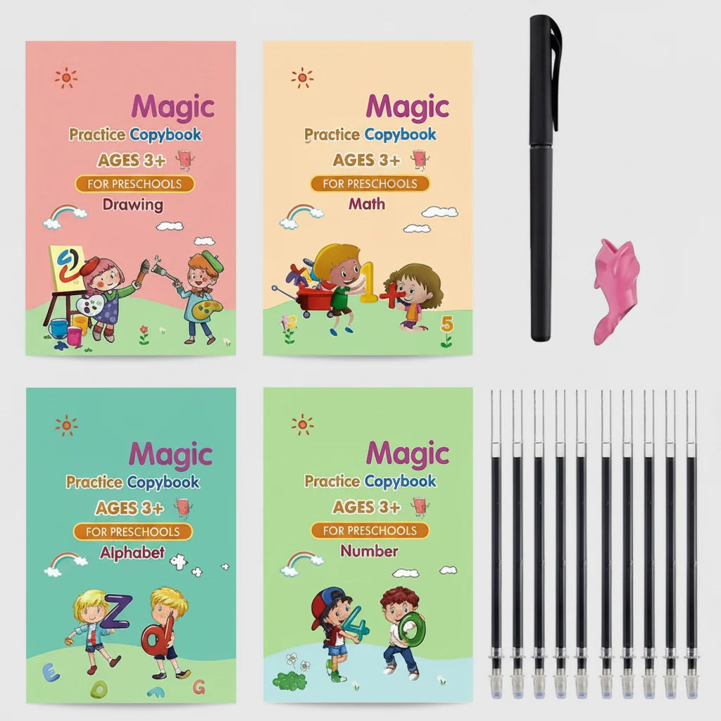 New Auto Erase Magic Copy Books for Kids