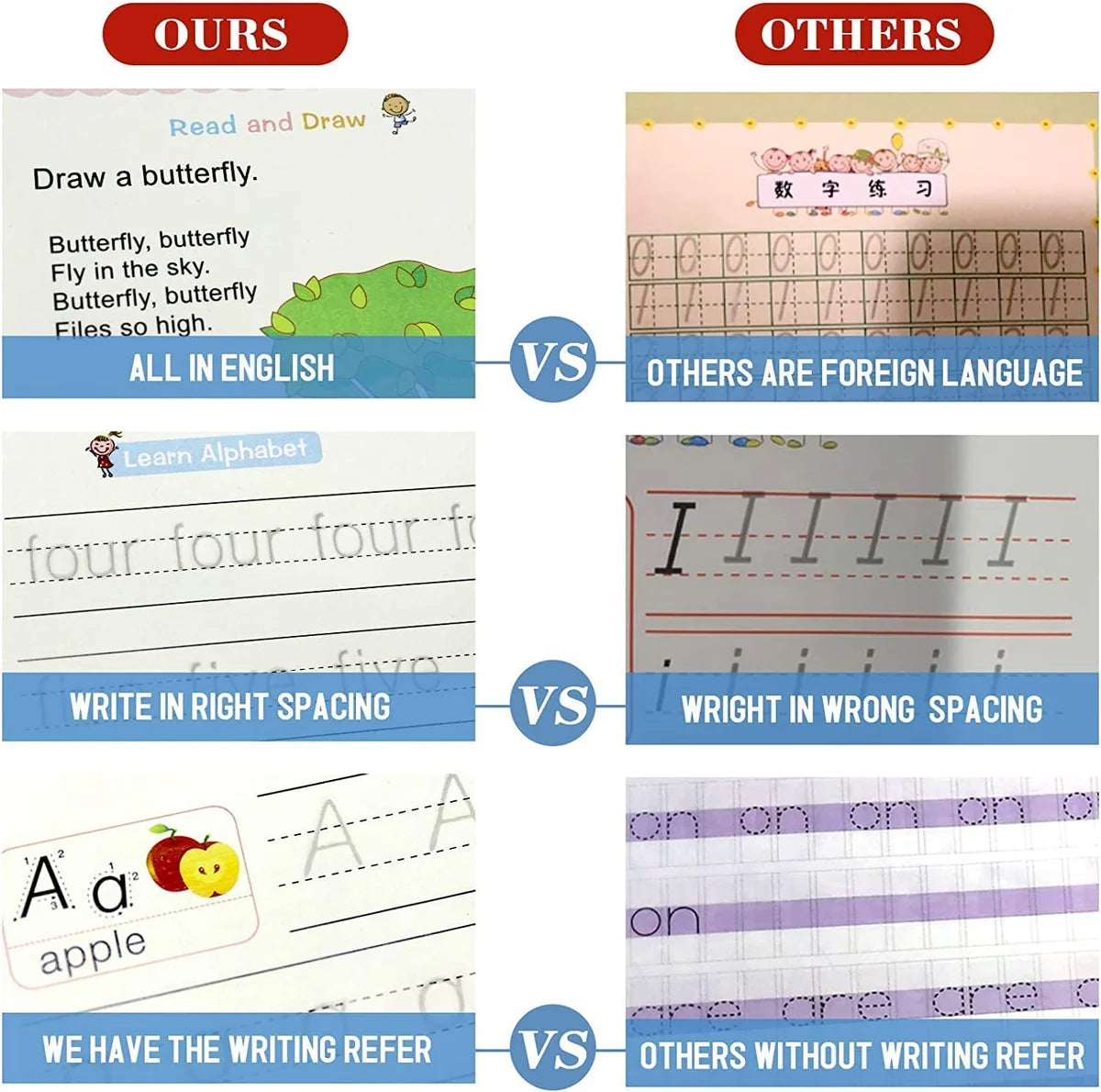 New Auto Erase Magic Copy Books for Kids